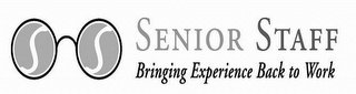 SENIOR STAFF BRINGING EXPERIENCE BACK TO WORK logo