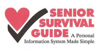 SENIOR SURVIVAL GUIDE A PERSONAL INFORMATION SYSTEM MADE SIMPLE logo