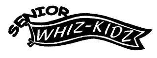 SENIOR WHIZ-KIDZ logo
