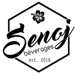 SENOJ BEVERAGES EST 2016 logo