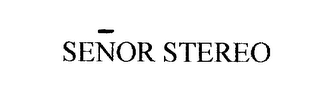 SENOR STEREO logo