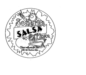 SENORITA SALSA FRESCA "FLAVOR WITHOUT THE FIRE" AUTHENTIC MEXICAN SALSA logo
