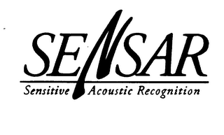 SENSAR SENSITIVE ACOUSTIC RECOGNITION logo