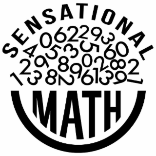 SENSATIONAL MATH 1 2 4 0 6 2 2 9 3 0 2 1 3 9 5 3 5 6 8 9 8 8 2 9 0 8 3 6 1 logo
