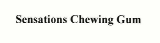 SENSATIONS CHEWING GUM logo