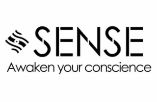SENSE AWAKEN YOUR CONSCIENCE logo