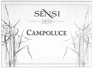 SENSI CAMPOLUCE FAMILY OF WINEMAKERS SINCE 1890 logo
