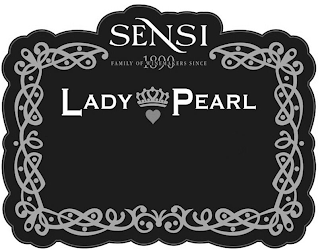 SENSI FAMILY OF WINEMAKERS SINCE 1890 LADY PEARL logo