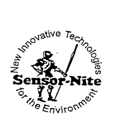 SENSOR-NITE NEW INNOVATIVE TECHNOLOGIES FOR THE ENVIRONMENT logo