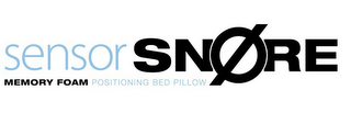 SENSORSNORE MEMORY FOAM POSITIONING BEDPILLOW logo