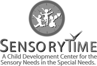 SENSORYTIME A CHILD DEVELOPMENT CENTER FOR THE SENSORY NEEDS IN THE SPECIAL NEEDS logo