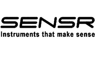 SENSR INSTRUMENTS THAT MAKE SENSE logo