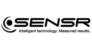 SENSR INTELLIGENT TECHNOLOGY. MEASURED RESULTS. logo