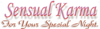 SENSUAL KARMA FOR YOUR SPECIAL NIGHT. logo