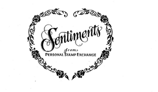 SENTIMENTS FROM PERSONAL STAMP EXCHANGE logo