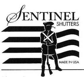 SENTINEL SHUTTERS MADE IN USA logo