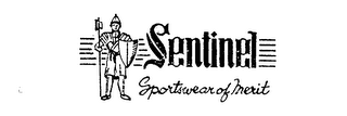 SENTINEL SPORTSWEAR OF MERIT logo