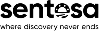 SENTOSA WHERE DISCOVERY NEVER ENDS logo