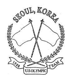 SEOUL, KOREA 1988 U.S. OLYMPIC TEAM logo