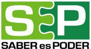 SEP SABER ES PODER logo