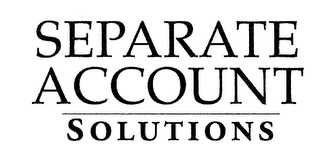 SEPARATE ACCOUNT SOLUTIONS logo