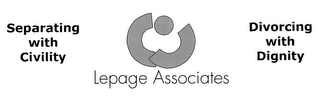 SEPARATING WITH CIVILITY DIVORCING WITH DIGNITY LEPAGE ASSOCIATES logo