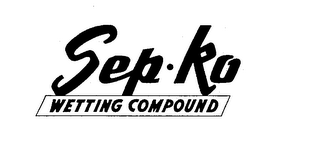 SEP.KO WETTING COMPOUND logo