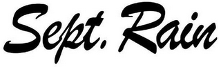 SEPT. RAIN logo