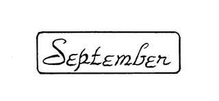 SEPTEMBER
