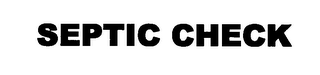 SEPTIC CHECK logo