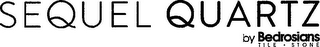 SEQUEL QUARTZ BY BEDROSIANS TILE · STONE logo