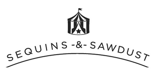 SEQUINS - & - SAWDUST logo