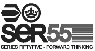 SER 55 SERIES FIFTYFIVE - FORWARD THINKING logo