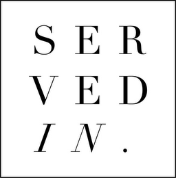 SER VED IN logo