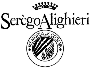 SEREGO ALIGHIERI MEMORIALE COSIVA logo