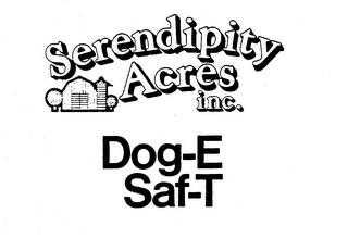 SERENDIPITY ACRES INC. DOG-E SAF-T logo