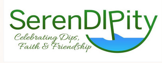 SERENDIPITY CELEBRATING DIPS, FAITH & FRIENDSHIP logo