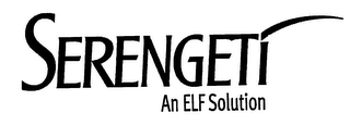 SERENGETI AN ELF SOLUTION logo