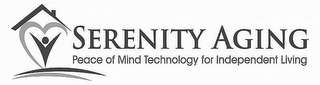 SERENITY AGING PEACE OF MIND TECHNOLOGY FOR INDEPENDENT LIVING logo