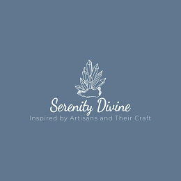 SERENITY DIVINE INSPIRED BY ARTISANS AND THEIR CRAFT logo