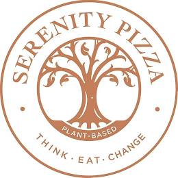 SERENITY PIZZA THINK EAT CHANGE PLANT-BASED logo