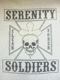 SERENITY SOLDIERS CLEAN SOBER logo