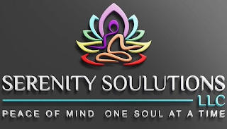 SERENITY SOULUTIONS LLC PEACE OF MIND ONE SOUL AT A TIME logo