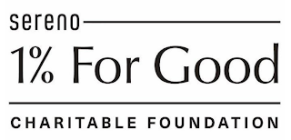SERENO 1% FOR GOOD CHARITABLE FOUNDATION logo