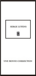 SERGE LUTENS LS UNE BONNE CORRECTION logo