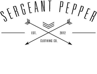 SERGEANT PEPPER EST. 2012 CLOTHING CO. logo