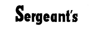 SERGEANT'S logo