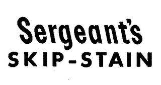 SERGEANT'S SKIP-STAIN logo