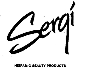 SERGI HISPANIC BEAUTY PRODUCTS logo