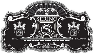 SERINO S ESTELI NICARAGUA 20 ANNIVERSARY logo